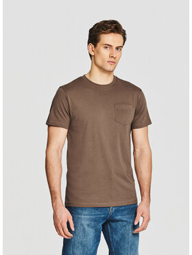 Pako Lorente Pako Lorente T-Shirt P26SF-TT-004 Brązowy Regular Fit