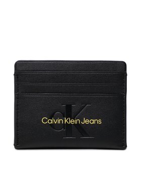 Calvin Klein Jeans Calvin Klein Jeans Калъф за кредитни карти Sculpted Cardcase 6Cc Mono K60K608399 Черен