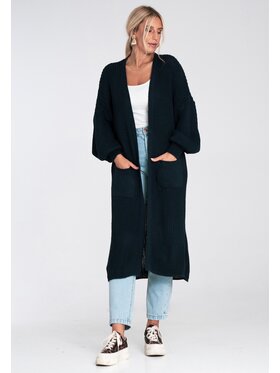 FIGL FIGL Kardigan M1239 Tmavomodrá Regular Fit