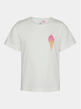 Vero Moda Girl Vero Moda Girl T-shirt 10292896 Bijela Regular Fit