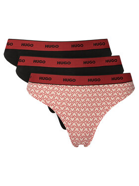 HUGO HUGO Tanga szett 50545703 Fekete