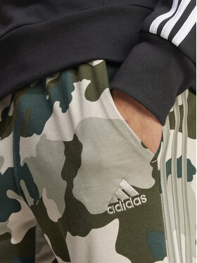 Adidas Donji Dio Trenerke Seasonal Essentials Camouflage IV7384 Zelena Regular Fit