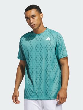 adidas adidas Koszulka techniczna Club Tennis Climacool Graphic Tee Turkusowy Regular Fit