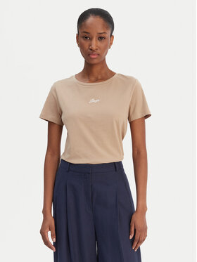 BOSS BOSS Футболка Elove 50554696 Бежевий Regular Fit