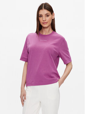 Calvin Klein Performance Calvin Klein Performance T-Shirt 00GWS3K104 Różowy Relaxed Fit