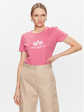 Alpha Industries Alpha Industries Тишърт New Basic 196051 Розов Regular Fit