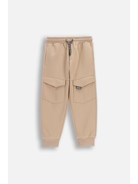 Coccodrillo Coccodrillo Spodnie dresowe WC6120103NBK-002 Beżowy Regular Fit