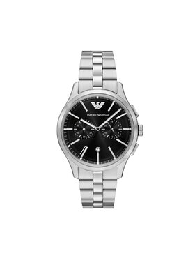 Emporio Armani Emporio Armani Ročna ura Dario AR11691 Srebrna
