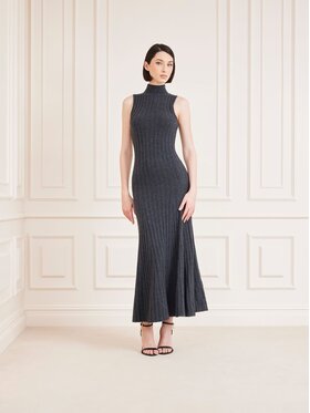 Guess Guess Sukienka codzienna 168215 Szary Classic Fit