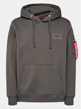 Alpha Industries Alpha Industries Mikina Back Print 178318 Šedá Regular Fit