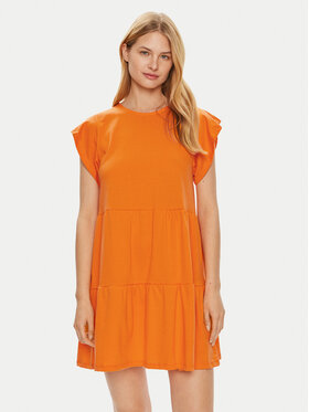 Vila Vila Sommerkleid Summer 14087541 Orange Loose Fit