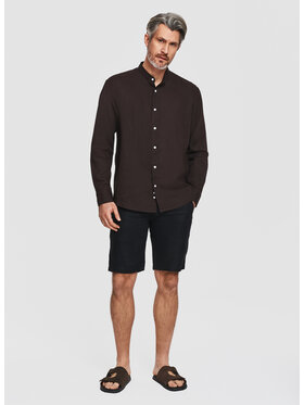 Pako Lorente Pako Lorente Szorty materiałowe P26SF-WS-006 Czarny Classic Fit
