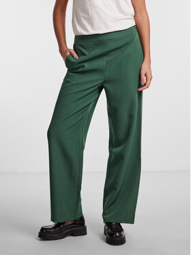 Pieces Pieces Hlače iz tkanine 17140744 Zelena Loose Fit