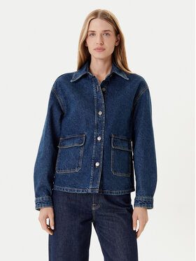 United Colors Of Benetton United Colors Of Benetton Jeansjacke 296XDN07R Dunkelblau Relaxed Fit