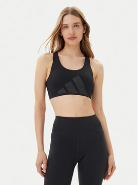 adidas adidas Športová podprsenka Powerimpact HIIT JI9964 Čierna Slim Fit