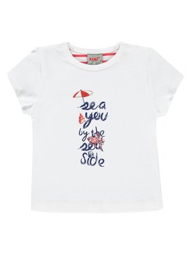Kanz Kanz T-Shirt 2032011-1000 Biały Basic Fit