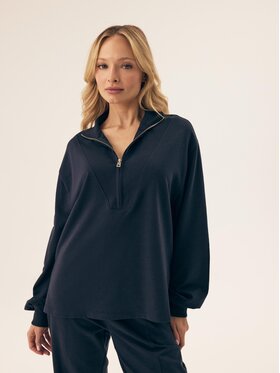 Esotiq Esotiq Bluza 42401 Niebieski Regular Fit