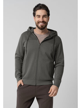 Volcano Volcano Bluza B-HAW Szary Regular Fit