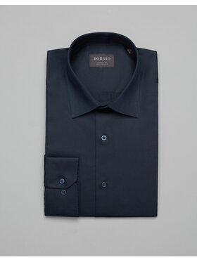 Borgio Borgio Koszula simeria Granatowy Classic Fit