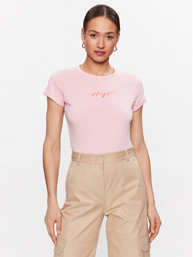 Hugo Hugo T-Shirt 50486327 Różowy Slim Fit