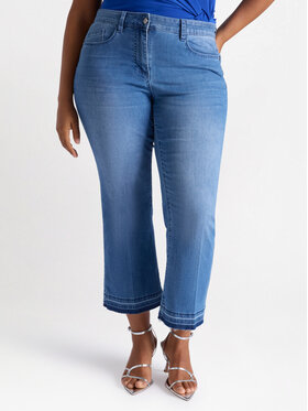 Fiorella Rubino Fiorella Rubino Jeansy P596T004873N024 Niebieski Cropp Fit