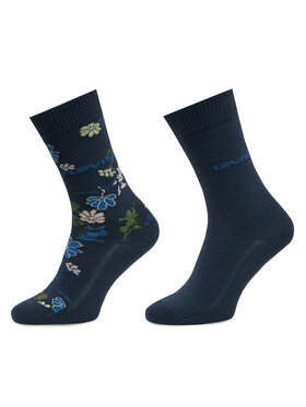 Levi's® Levi's® 2er-Set hohe Damensocken 701232252 Dunkelblau