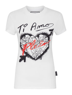PHILIPP PLEIN PHILIPP PLEIN T-shirt 2179 Bianco Regular Fit