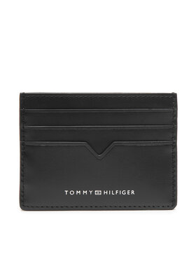Tommy Hilfiger Tommy Hilfiger Puzdro na kreditné karty Th Modern Leather Cc Holder AM0AM10616 Čierna