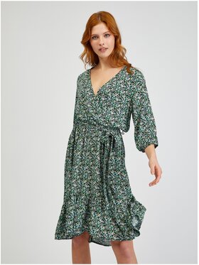 Orsay Orsay Sukienka 470335884000__36 Zielony Regular Fit
