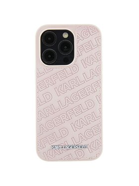 KARL LAGERFELD KARL LAGERFELD Etui na telefon iPhone 15 Plus Różowy