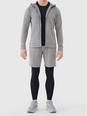 4F 4F Szorty sportowe 4FWSS26TFSHM1277-25M Szary Regular Fit