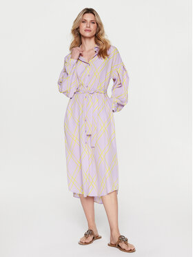 Silvian Heach Silvian Heach Hemdkleid GPP23371VE Violett Regular Fit