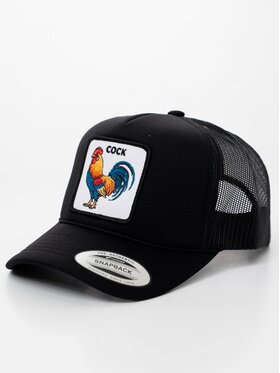 MyStars MyStars Czapka z daszkiem Czapka Z Daszkiem Trucker Czarna z Kogutem MyStars Cock uni Czarny