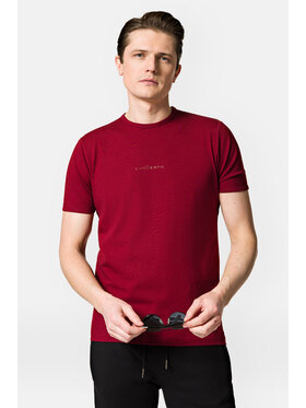 Lancerto Lancerto T-Shirt Steph TS073123000008 Bordowy Regular Fit