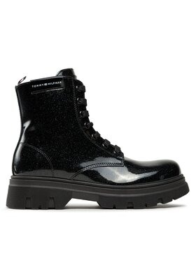 Tommy Hilfiger Tommy Hilfiger Μπότες T4A5-33041-1237999 S Μαύρο