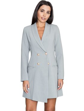 FIGL FIGL Φόρεμα M447 Γκρι Regular Fit