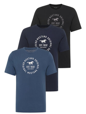 Mustang Mustang T-shirt Style Alex Blu scuro Regular Fit