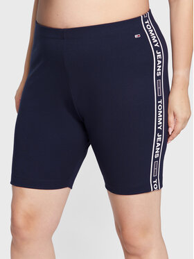 Tommy Jeans Curve Tommy Jeans Curve Sport rövidnadrág DW0DW12976 Sötétkék Slim Fit