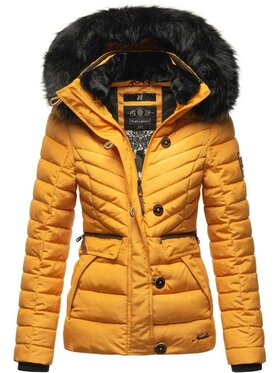 Navahoo Navahoo Kurtka zimowa Wisteriaa Żółty Casual Fit
