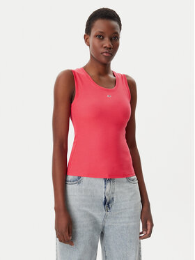 Tommy Jeans Tommy Jeans Τοπ Essential DW0DW20673 Ροζ Slim Fit