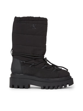 Calvin Klein Jeans Calvin Klein Jeans Снігоходи Flatform Snow Boot Nylon Wn YW0YW01146 Чорний