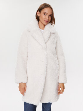 Guess Guess Manteau d'hiver W3BL58 WEYQ0 Écru Regular Fit