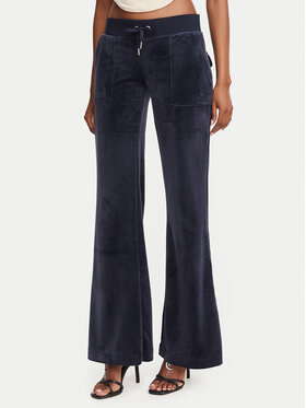 Juicy Couture Juicy Couture Teplákové nohavice Layla JCSEBJ001G Tmavomodrá Regular Fit