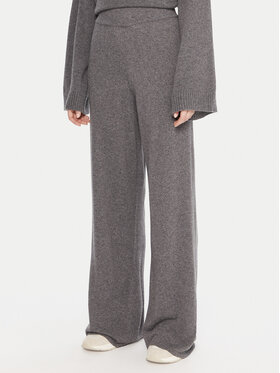 Kontatto Kontatto Úpletové kalhoty 3M0966C Šedá Relaxed Fit