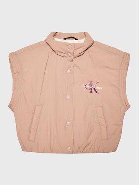 Calvin Klein Jeans Calvin Klein Jeans Елек Quilted IG0IG01816 Розов Relaxed Fit