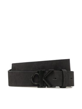 Calvin Klein Jeans Calvin Klein Jeans Cintura da uomo Mono Round Plauqe Lthr Belt 35 K50K510783 Nero
