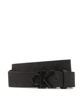 Calvin Klein Jeans Calvin Klein Jeans Vyriškas Diržas Mono Round Plauqe Lthr Belt 35 K50K510783 Juoda