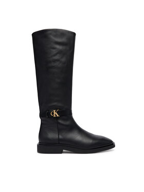 Calvin Klein Calvin Klein Stiefel Square High Boot Lth Mg Hdw HW0HW03187 Schwarz