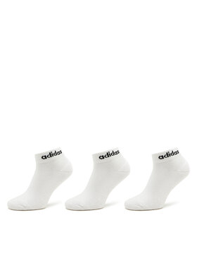 adidas adidas Calzini corti unisex Linear Ankle Socks Cushioned Socks 3 Pairs HT3457 Bianco