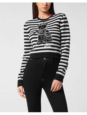 PHILIPP PLEIN PHILIPP PLEIN Svetr 27247 Černá Regular Fit